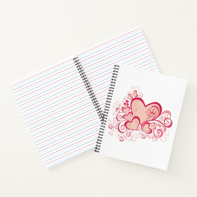Valentinstag-Notebook Notizbuch (Innenseite)