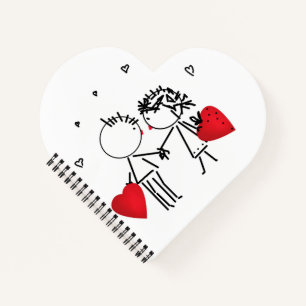 Valentinstag Notizbuch