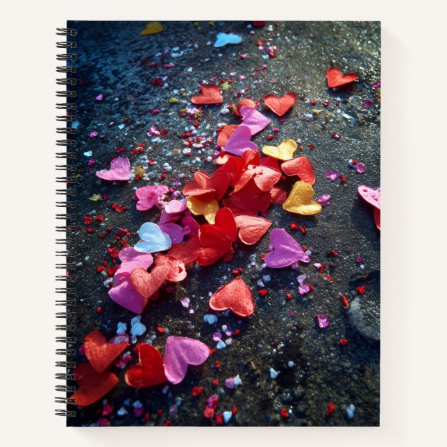 Valentinstag-Notizbuch-Kollektion | Romantisch Notizbuch (Vorderseite)