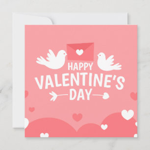 Valentinstag-Notizkarte Mitteilungskarte
