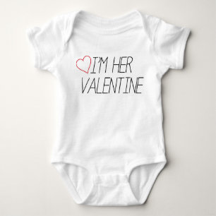 Valentinstag Onsie Baby Strampler