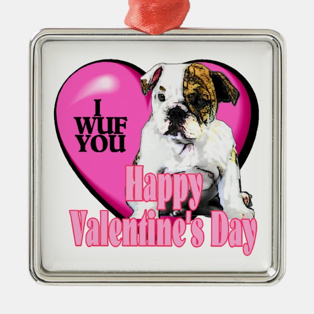 Valentinstag Ornament Aus Metall (Vorne)