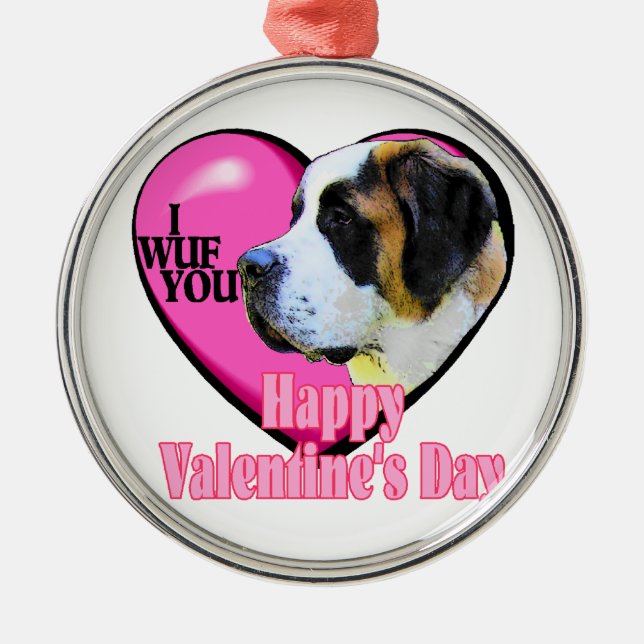 Valentinstag Ornament Aus Metall (Vorne)