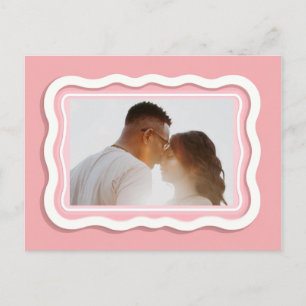 Valentinstag-Paar-Karte Benutzerdefiniertes Foto Postkarte
