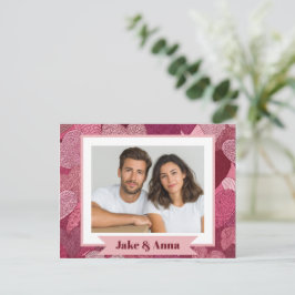 Valentinstag-Paar-Karte | Benutzerfoto Postkarte