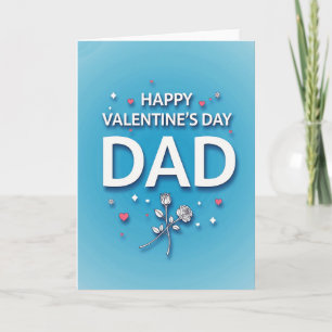 Valentinstag Papa Rosen Karte