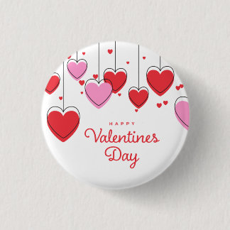 Valentinstag Paper Button - Heart Strings