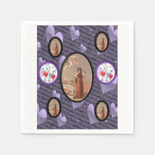 Valentinstag Papier Servietten