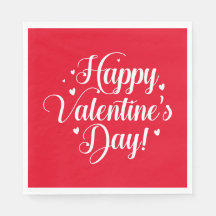 Valentinstag-Papier-Servietten