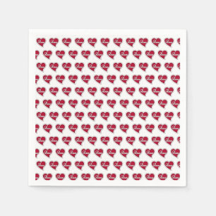 Valentinstag-Papier-Servietten Serviette