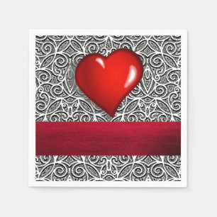Valentinstag-Papier-Tischservietten Serviette