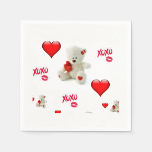 Valentinstag-Papier-Tischservietten Serviette