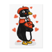 Valentinstag Pariser Pinguin