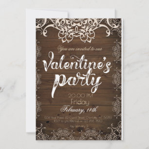 Valentinstag-Party Einladung