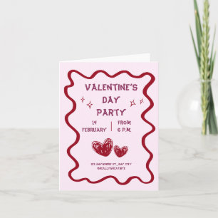 Valentinstag-Party Einladung