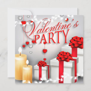 Valentinstag-Party-Einladung Einladung