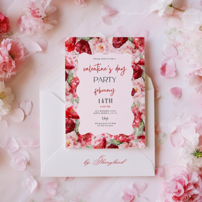 Valentinstag-Party-Einladung Einladung (Von Creator hochgeladen)