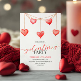 Valentinstag Party Einladung, Galentinstag Einladung