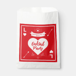 Valentinstag Party Herz und Liebe Rot Geschenktütchen