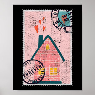 Valentinstag Philatelist Liebe Postleitzahl Briefm Poster