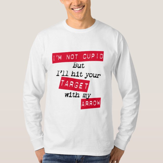 Valentinstag-Pick-Up-Line-T - Shirt (Vorderseite)