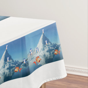 Valentinstag Pinguin Tischdecke