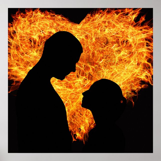 Valentinstag-Plakat Poster (Vorne)