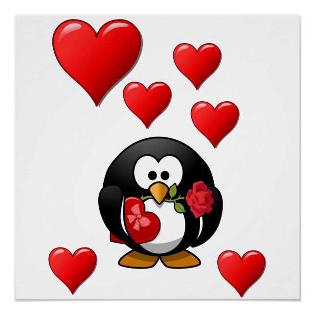 Valentinstag-Plakat Poster (Vorderseite)