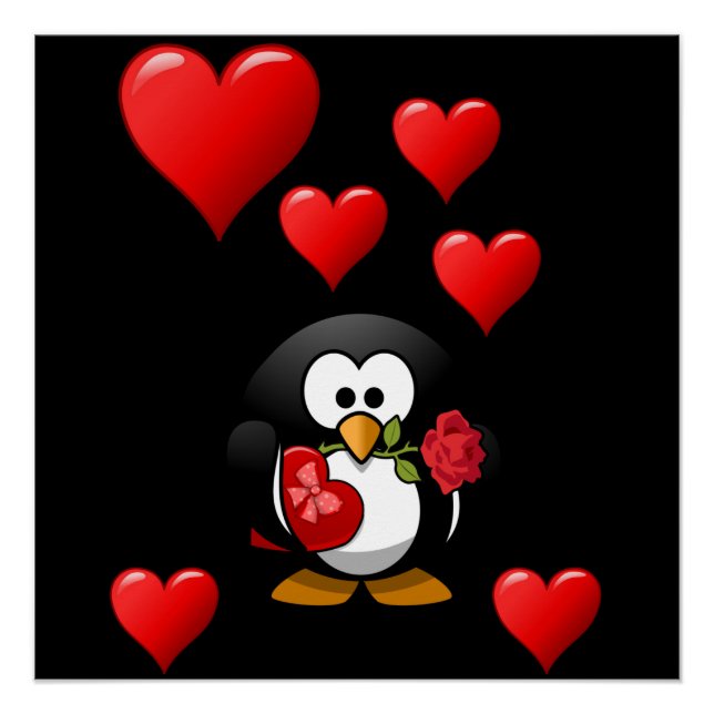 Valentinstag-Plakat Poster (Vorderseite)