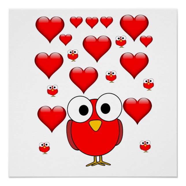 Valentinstag-Plakat Poster (Vorderseite)