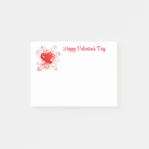 Valentinstag post-it klebezettel