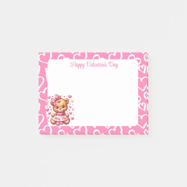 Valentinstag  post-it klebezettel (Vorderseite)