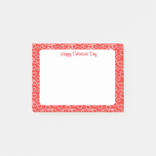 Valentinstag post-it klebezettel
