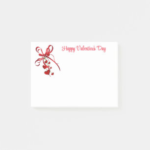 Valentinstag post-it klebezettel