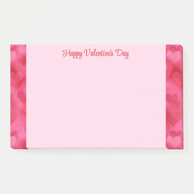 Valentinstag  post-it klebezettel (Vorderseite)