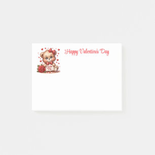 Valentinstag post-it klebezettel