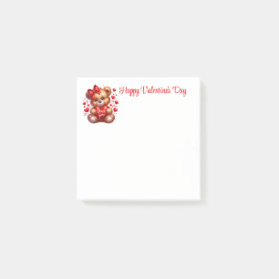 Valentinstag post-it klebezettel