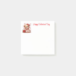 Valentinstag post-it klebezettel