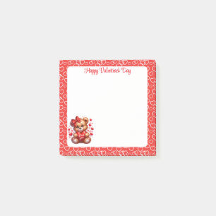 Valentinstag post-it klebezettel