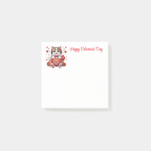 Valentinstag post-it klebezettel
