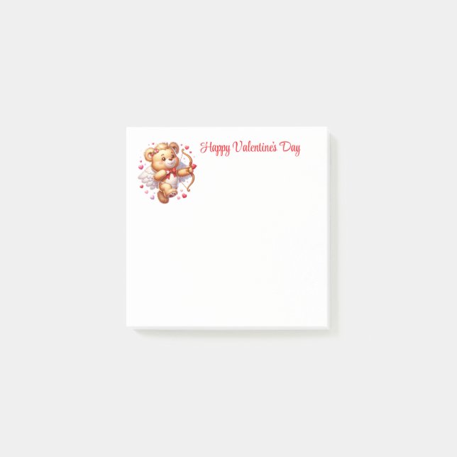 Valentinstag  post-it klebezettel (Vorderseite)