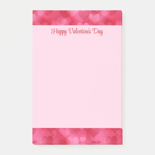 Valentinstag  post-it klebezettel (Vorderseite)
