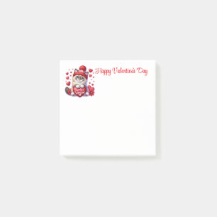 Valentinstag post-it klebezettel
