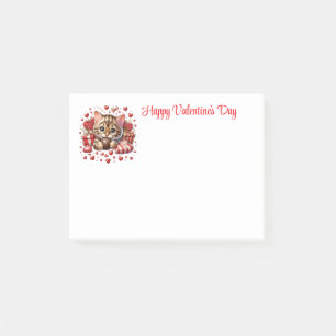 Valentinstag post-it klebezettel