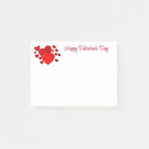 Valentinstag post-it klebezettel