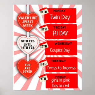 Valentinstag Poster