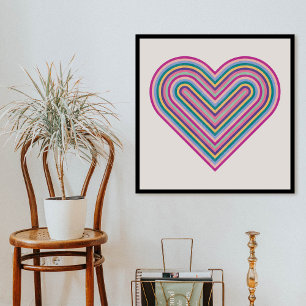 Valentinstag-Poster - Lila Poster