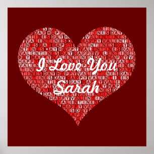 Valentinstag-Poster Poster