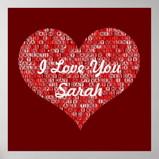 Valentinstag-Poster Poster