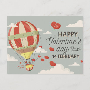 Valentinstag Postkarte